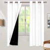 BGment Thermal Insulated 100% Blackout Curtains for Bedroom with Black