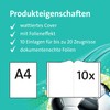 Roth Certificate Folder A4 - 10 Inserts for up to