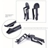 XINCHENG 3 Pairs Rubbish Bag Clip, Black Garbage Bag Clips,