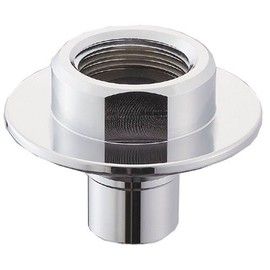 SANEI PT332T-13 Washing Machine Nipple Connects Water Supply Hose with Brim for Coupling Faucets, G1/2, Silver