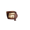 3W LED Low Voltage Landscape Lighting Flood Light Rust Finish