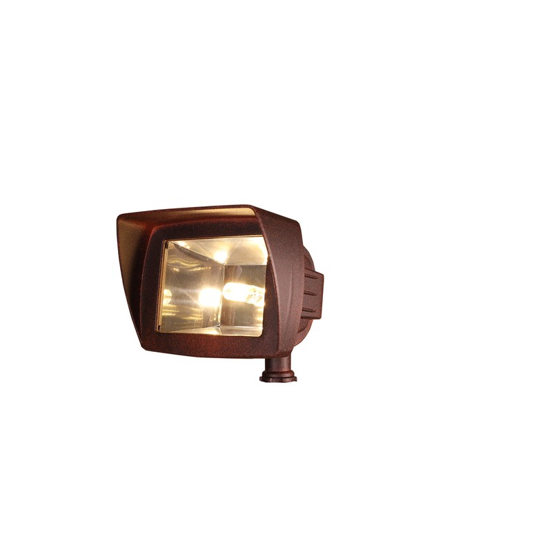 3W LED Low Voltage Landscape Lighting Flood Light Rust Finish