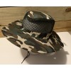 Camo Foldable Breathable Bucket Hat w/ Adjustable Chin Strap