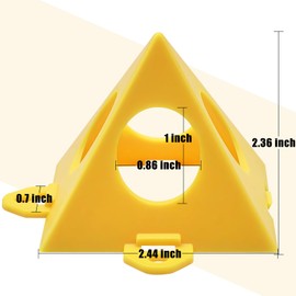 AEE FIRSONE Pyramid Stands Painter's Painting Stands, 12 Pack 4 Holes Mini Cone Paint Stands, Paint Stand for Canvas and Door Risers Support, Cabinet Paint for Painter Elevated, Canvas Stand