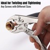Mr. Pen- 7 Inch Curved Jaw Alloy Steel Locking Pliers