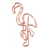 100pcs Flamingo Paper Clip Cute Animal Shape File Note Page