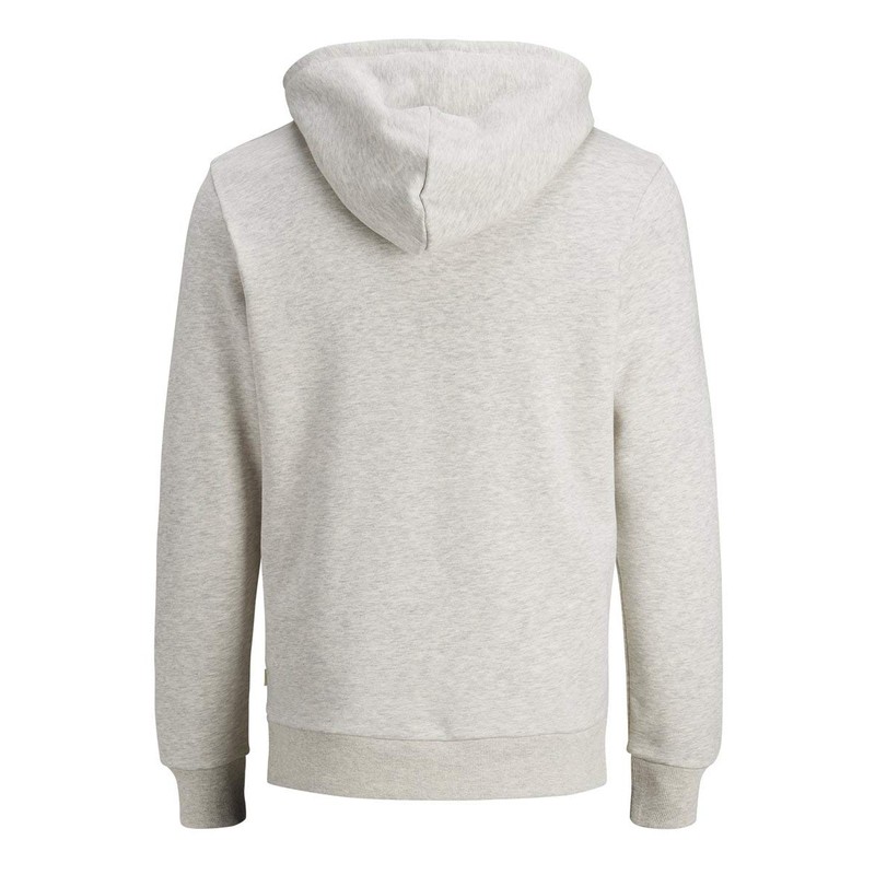 Jack & Jones Men’s Hoodie, Hooded Jumper with Logo, White