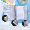 Binder Budget Notebook A6, 30 Pieces, 6 Holes Budget Binder