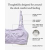 Bodily Everything Bra for Pregnancy, Nursing & Breastfeeding, Soft, Stretchy,