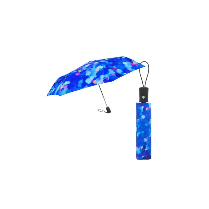 Pylones - Automatic Folding Umbrella - Blue Palette, Blue, blue