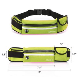 Running Belts for Women Waterproof Fanny Pack Running Waist Pouch Phone holder Adjustable Sports Money Belt with Headphone Port
