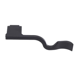 Aluminum Alloy Camera Thumb Grip Metal Thumb Ups ZF ZFC Camera, Hot Shoe Dustproof Cover, Ergonomic Body Design for Stable Hand Hold (BLACK)