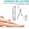 General Kit Alicates Pedicura Uñas Enterradas Empujador De Cuticula