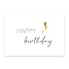 1 Elegant Premium Birthday Card for Golfer Golfer 10.5 x