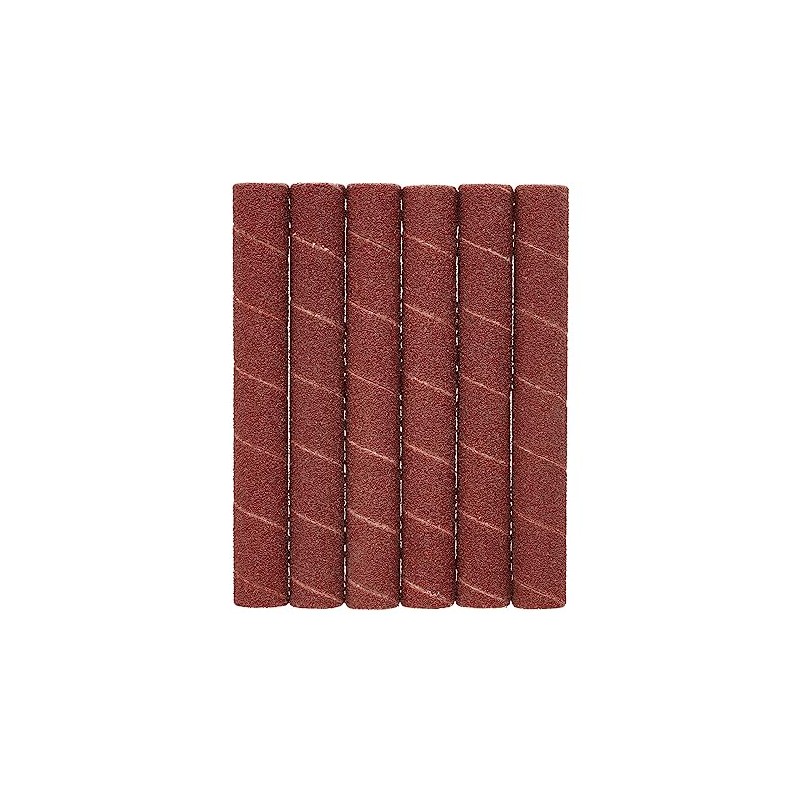Draper 08364 Aluminium Oxide Sanding Sleeves, 12.7 x 115mm, 80