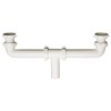 Plumb Pak PP930W Center Waste Outlet with Baffle Tee, 1-1/2