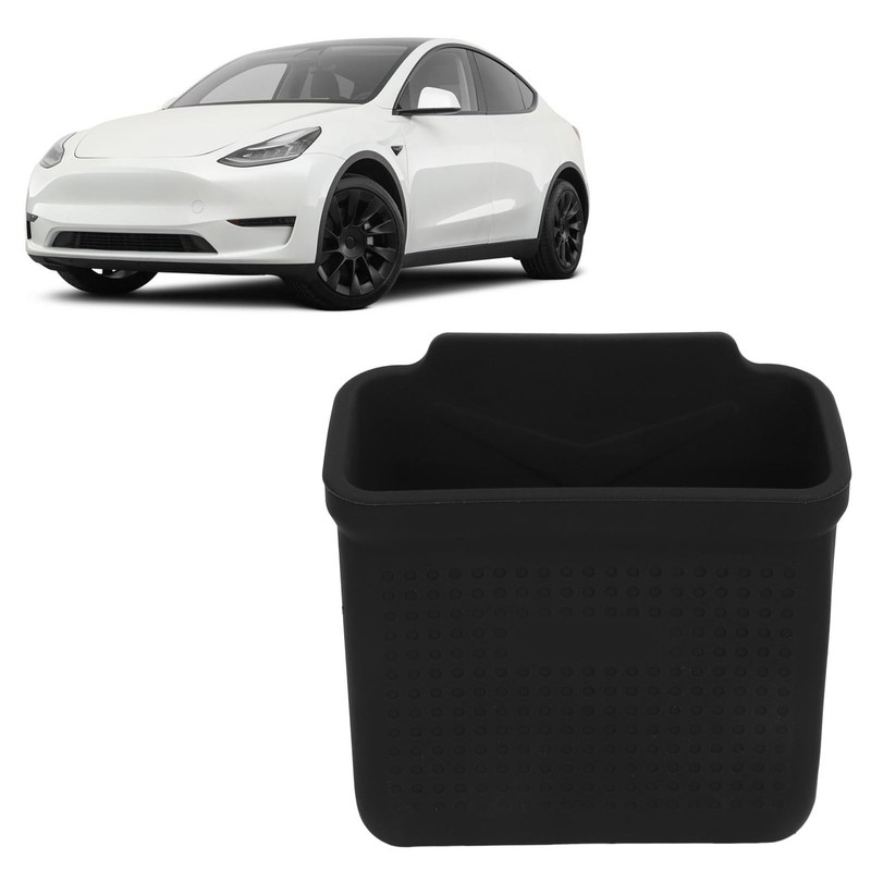 Car Side Pocket Organizer with Velcro Center Console Phone Tray