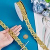PH PandaHall 20 Yards Gold Lace Trim for Sewing, 25mm
