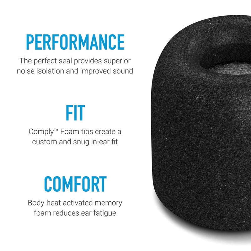 Comply TrueGrip Pro Memory Foam Tips for Sony True Wireless