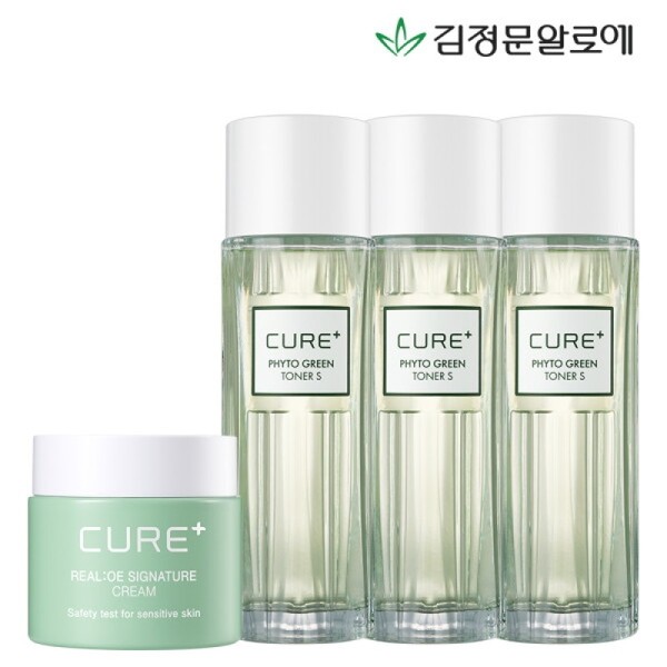 Cure Pito Green Toner 3+Signature Cream / 큐어 피토그린 토너3개+시그니처