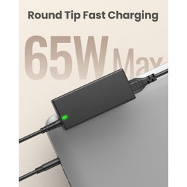 65W 45W OEM Charger for Dell Latitude 3520 3420 3450 3550 3530 3590 3500 3510 3430 3420 3410 3301 3320 | 3310 2-in 1 3390 2-in-1 Round Tip Adapter Cord [4.5mm & 7.4mm]