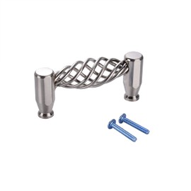 East West Consolidated 900SN-10 Satin Nickel Bird Cage Cabinet Pull 3" 76mm (Pack of 10)