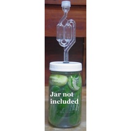 Picklemeister Fermentation, Sauerkraut And Pickle Fermenting Jar wide Mouth Mason Jar Kit, Kimchi, Probiotics (3 Pack)