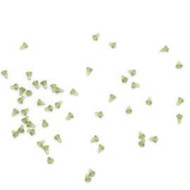 50PCS Fishing Bait Stops with Fishing Bobber Stopper for Fishing Tackle Accessory(Green)