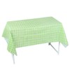 Table Cover, Tablecloth, Waterproof for Home Restaurant(Green Grid)