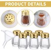 Potchen 24 Pcs Cube Shape Mini Salt and Pepper Shakers