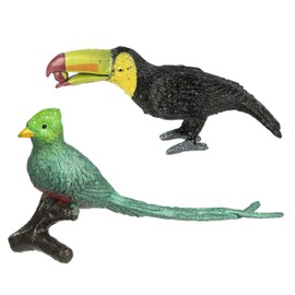 Safari Ltd. Bulk Bags Collection - Realistic Exotic Birds Bulk Bag 48 Pieces Non-toxic and BPA Free