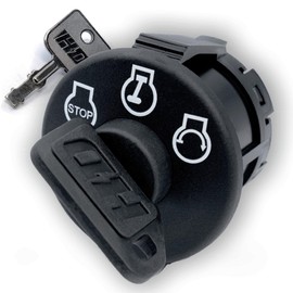 Starter Key Switch w/Umbrella Key 7106169YP 7106169 for Snapper Ferris Simplicity - Free XL Spare Key Included
