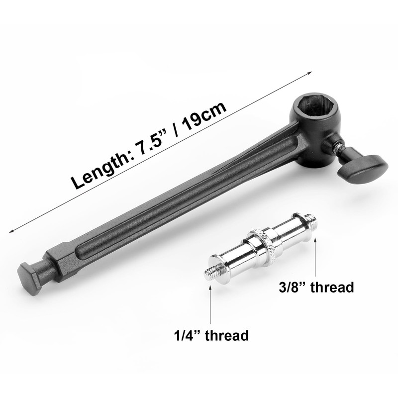 PHOCUS 6" Super Clamp Extension Arm with Universal Adapter Spigot