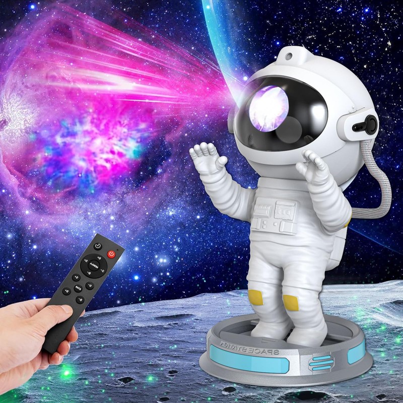 TUXOIUBA Astronaut Galaxy Projector with Nebula, Astronaut Projector Astronaut Light