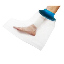 Waterproof Foot Cast Covers for Shower Adult, Upgrade Foot Cast Protector Watertight Cast Cover for Foot, Reusable Foot&Ankle Cover for Surgery Bandage Dressing Wound, No Mark on Skin (Adult foot)