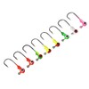 50PCS 2cm/1g Durable Metal Fishing Hooks with Sharp Barb Hook