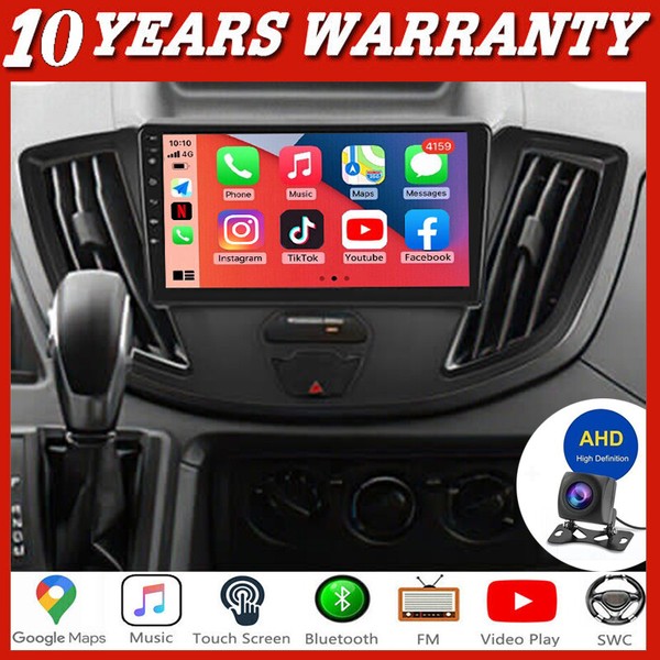 ARCY-AUTOPARTS FOR FORD TRANSIT CUSTOM 13-19 ANDROID 13 CAR CARPLAY