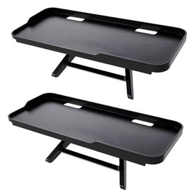 Estante Organizador para Pantalla y Monitor, 2 Piezas Soporte para Celular o Módem de Plastico, Estante para Smartphone o Antena, Ajustable y Ligero, Repisa para TV de 30cm