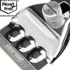 com-four® 2 x Ceramic Hob Scrapers with 12 Replacement Blades