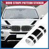 A ABSOPRO Hood Stripe Pattern Sticker/Outer for Car/Durable / 2