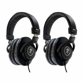 Mackie MC-100 Professional DJ Studio Reference Headphones 2 Pack