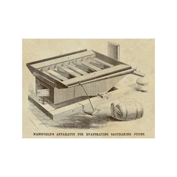 Mansfields Apparatus for Evaporating Saccharine Juices Poster Print by Inventions