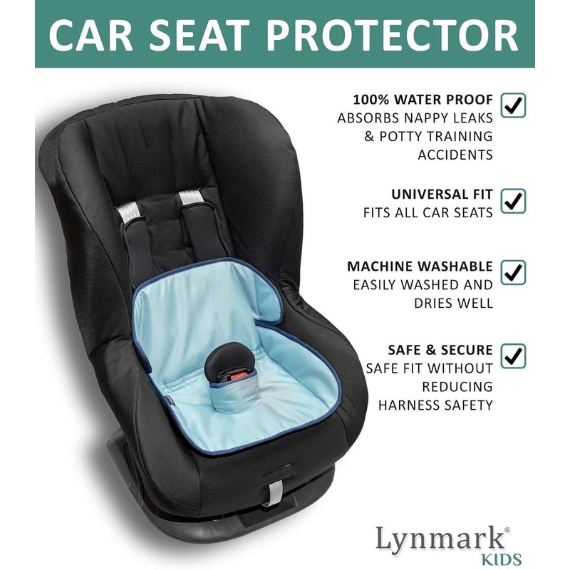 Lynmark® Potty Training Car Seat Protector Cover - Waterproof Soft