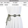 ILuvatar Women's tassel knotted belt Metal wide belt U11 Women's