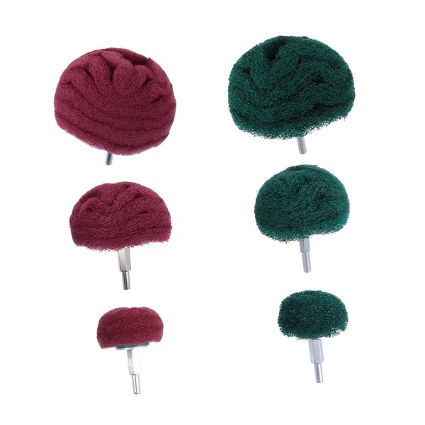 ULTECHNOVO 6pcs Abrasive Polishing Wheel for Rotary Tools Buffing Pads