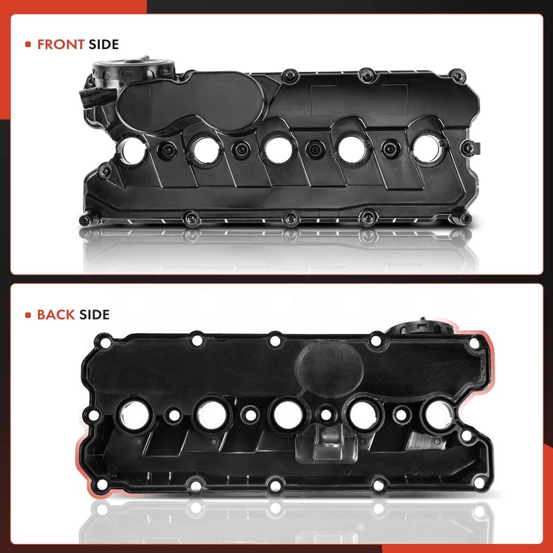A-Premium Engine Valve Cover, with Gasket & Bolts, Compatible with