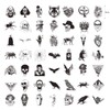 Jagowa Gothic Vinyl Waterproof Stickers Set - 100 Pieces for