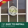 Command Outdoor Medium Window Hooks, Clear, Water-Resistant Adhesive, 5-Hooks, 6-Strips