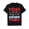 Momma Of The Berry First Birthday Girl Strawberry T-Shirt