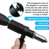 XTVTX Electric Rivet Pliers Rivet Attachment Blind Rivet Adapter Rivet